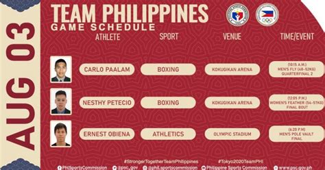 Olympics Schedule Today: Final events for Obiena .